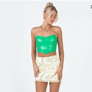 Ringo Mini Skirt Yellow